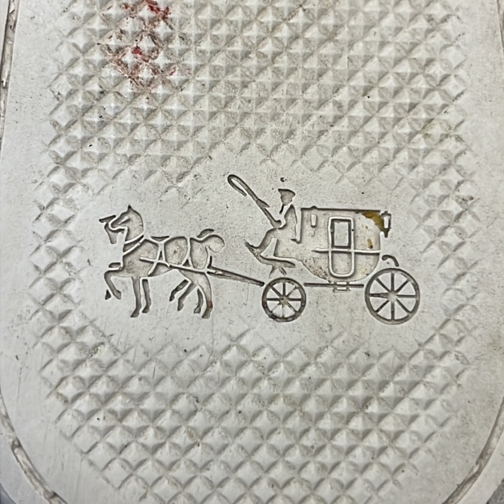 Men’s Coach Perkins White/Black Leather Lo Top Tennis Shoe Size 9.5 FG1056 - Picture 5 of 9